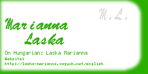 marianna laska business card